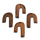 Resin & Walnut Wood Pendants(WOOD-N011-007)-1