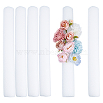 Floral Foam Stick, Craft Foam Rod, White, 416x50mm, Hole: 6mm(FIND-WH0199-433)