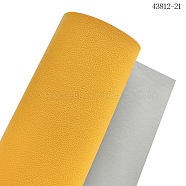 Two Tone PU Faux Leather Fabric, for DIY Crafts, Rectangle, Gainsboro, 1350x300x1.7mm(PW-WG532BC-21)