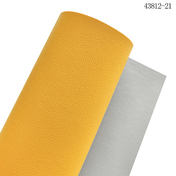 Two Tone PU Faux Leather Fabric, for DIY Crafts, Rectangle, Gainsboro, 1350x300x1.7mm