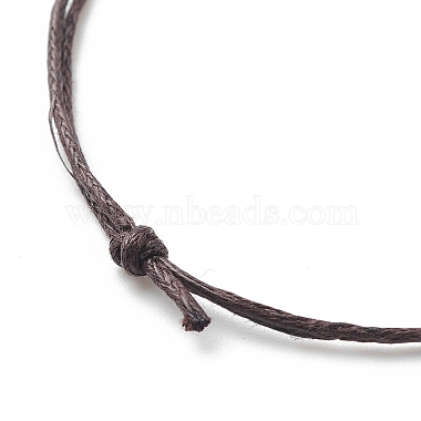 Alloy Heart Beaded Cord Bracelet(BJEW-PH01485-01)-5