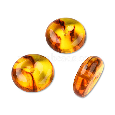 Resin Imitation Amber Beads(RESI-N034-06-H01)-2