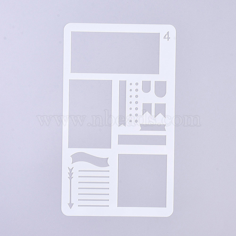 Plastic Reusable Drawing Painting Stencils Templates, for Painting on ...
