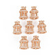 10 pièces de pendentifs en laiton plaqué en rack(KK-SZ0004-24)-1