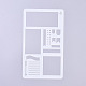 Plastic Reusable Drawing Painting Stencils Templates(DIY-G027-F04)-1