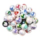 Placage uv perles acryliques irisées arc-en-ciel(OACR-F004-09)-1