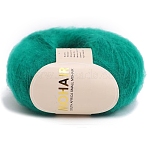 Soft Fuzzy Mohair Wool Fiber Sock Yarn, Super Fine Knitting Crochet Yarn, Sea Green, 25g/skein, about about 220m/skein(PW-WG5D02E-38)