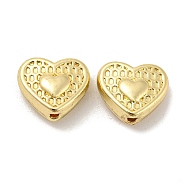 Alloy Beads, Heart, Golden, 10x12x5mm, Hole: 1.6mm(FIND-Z030-02G)