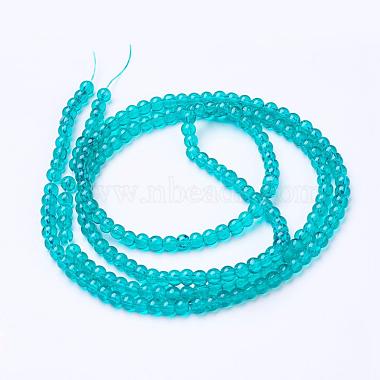 Spray Painted Crackle Glass Beads Strands(CCG-Q001-4mm-15)-3