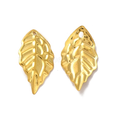 Golden Leaf Iron Pendants