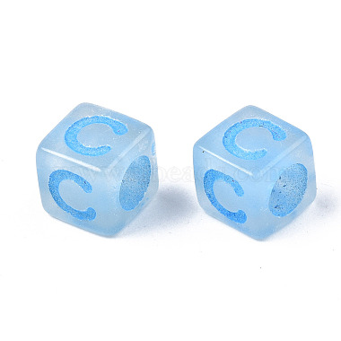 Luminous Transparent Acrylic Beads(X-LACR-N001-59)-4