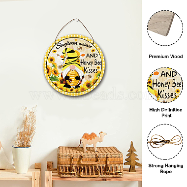 Wood Hanging Wall Decorations(HJEW-WH0027-018)-3