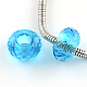 120 Faceted Glass European Beads(X-GPDL-R014-M)-2