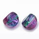 Two Tone Transparent Spray Painted Acrylic Beads(ACRP-T005-35)-2