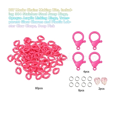 Kits de fabrication de chaînes de masques de bricolage(DIY-YW0002-74E)-2