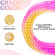 2 Strands Baking Paint Transparent Glass Beads(DGLA-TA0001-20B)-3