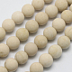 Natural Fossil Beads Strands(G-D694-12mm)-2