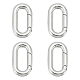 Unicraftale 4pcs 304 anneaux de porte à ressort en acier inoxydable(STAS-UN0051-08)-1