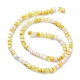 brins de perles de verre de galvanoplastie de couleur dégradée(GLAA-E042-05C)-2