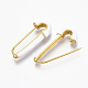 Brass Enamel Safety Pins Earrings(JEWB-R015-01-NF)-2
