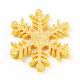 Снежинка фетр ткань рождественская тема украсить(DIY-H111-B02)-1