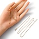 6Pcs Iron Cable Chains Necklaces for Women(MAK-YW0001-05)-3