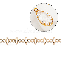 Copper Wire, Gallery Wire, Bezel Wrapping Setting, Light Gold, 4x1.5mm, about 1m/strand(KK-NH0010-01KCG)