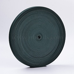 Colored Flat Elastic Rubber Band, Webbing Garment Sewing Accessories, Dark Slate Gray, 25mm, about 43.74 yards(40m)/roll(EC-WH0002-02)