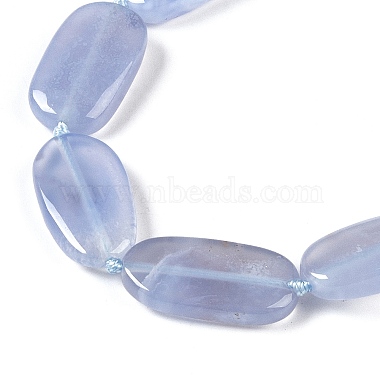 Natural Blue Lace Agate Beads Strands(G-H006-A01-01)-4