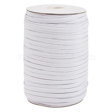 10mm White Elastic Fibre Thread & Cord