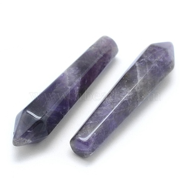 Natural Amethyst Pointed Beads(X-G-E490-E21)-2