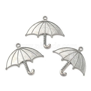Platinum Umbrella Alloy Pendants