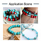 Kissitty 8 Strands 8 Colors Synthetic Turquoise Beads Strands(TURQ-KS0001-02)-8