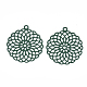 430 Stainless Steel Filigree Pendants(STAS-T042-02B)-2