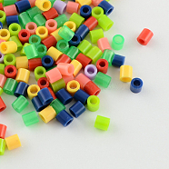 Melty Mini Beads Fuse Beads Refills, Tube, Mixed Color, 3~3.3x2.5~2.6mm, about 40000pcs/500g(DIY-R013-2.5mm-M)