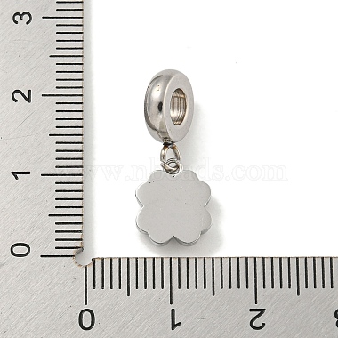 Non-Tarnish 304 Stainless Steel European Dangle Charms(STAS-U005-41P)-3