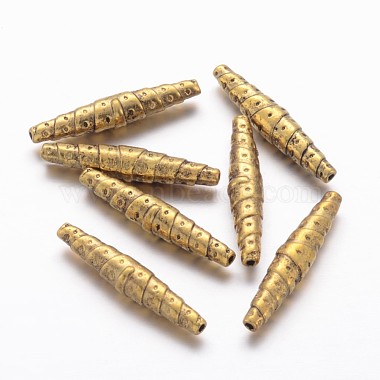 25mm Bicone Alloy Beads