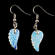 Ohrhänger mit Flügeln aus Opalit(WI-PW0001-057D)-1