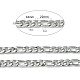 Stainless Steel Figaro Chains(STAS-M032-45P-3mm)-2