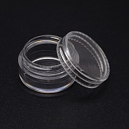 Column Plastic Bead Containers, Clear, 39x21mm(CON-D005)
