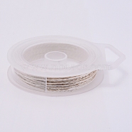 3 Strands Copper Craft Wire, Long-Lasting Plated, Silver, 0.3mm, about 80m/roll(CWIR-WH0005-0.3mm-S)