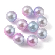 ABS Plastic Imitation Pearl Beads, No Hole, Round, Colorful, 7.5~8mm, about 95~100pcs/bag(FIND-WH0036-74B)