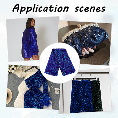 Velvet Sequin Fabric(DIY-WH0430-178B)-6