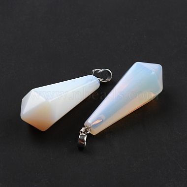 Synthetic Opalite Pointed Pendants(G-I314-02P-25)-3