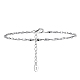 925 Sterling Silver Singapore Chains Necklaces for Women(STER-H108-02G)-4