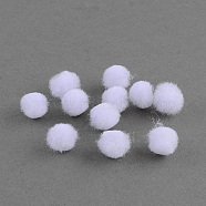 DIY Doll Craft Pom Pom Yarn Pom Pom Balls, White, 20mm, about 500pcs/bag(AJEW-S006-20mm-01)