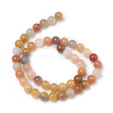 Natural Jade Beads Strands(G-L555-05-8mm)-3