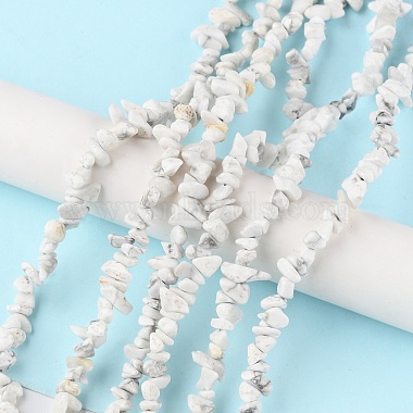 Natural Howlite Beads Strands(G-G0003-B17)-3