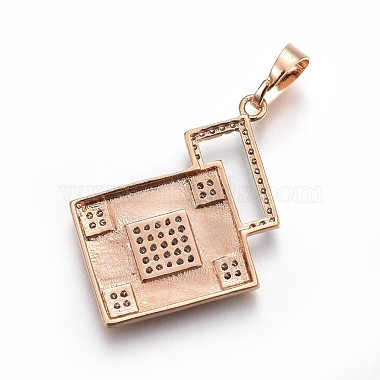 Brass Micro Pave Cubic Zirconia Jewelry Sets(SJEW-F189-07KCG)-3