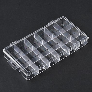 18 Grids Plastic Bead Storage Boxes(CON-D015-01)-1